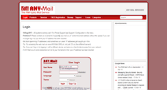 Desktop Screenshot of any-mail.org.uk