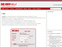 Tablet Screenshot of any-mail.org.uk